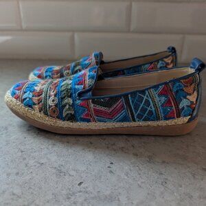 Beacon Embroidered Slip-On Espadrilles - Size: 6.5 M (Women’s)